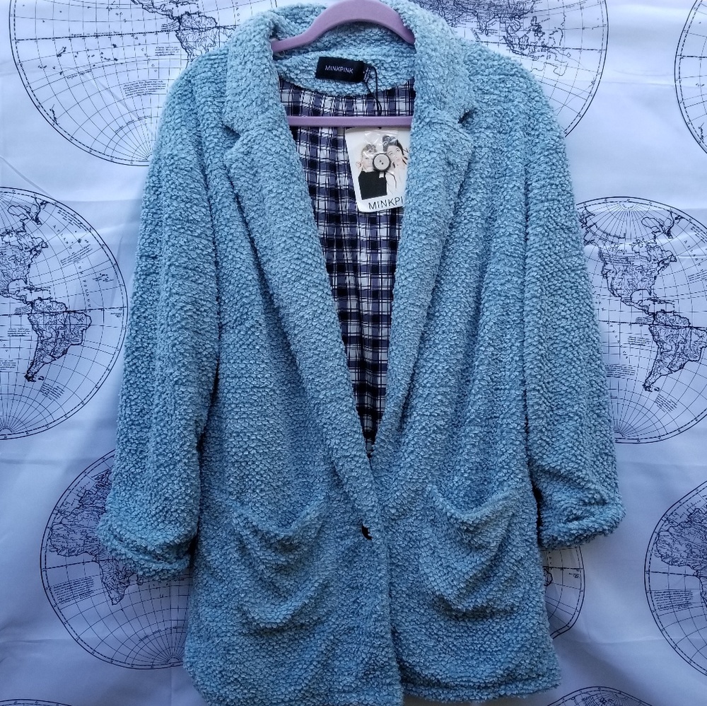 Minkpink Fuzzy Coatigan